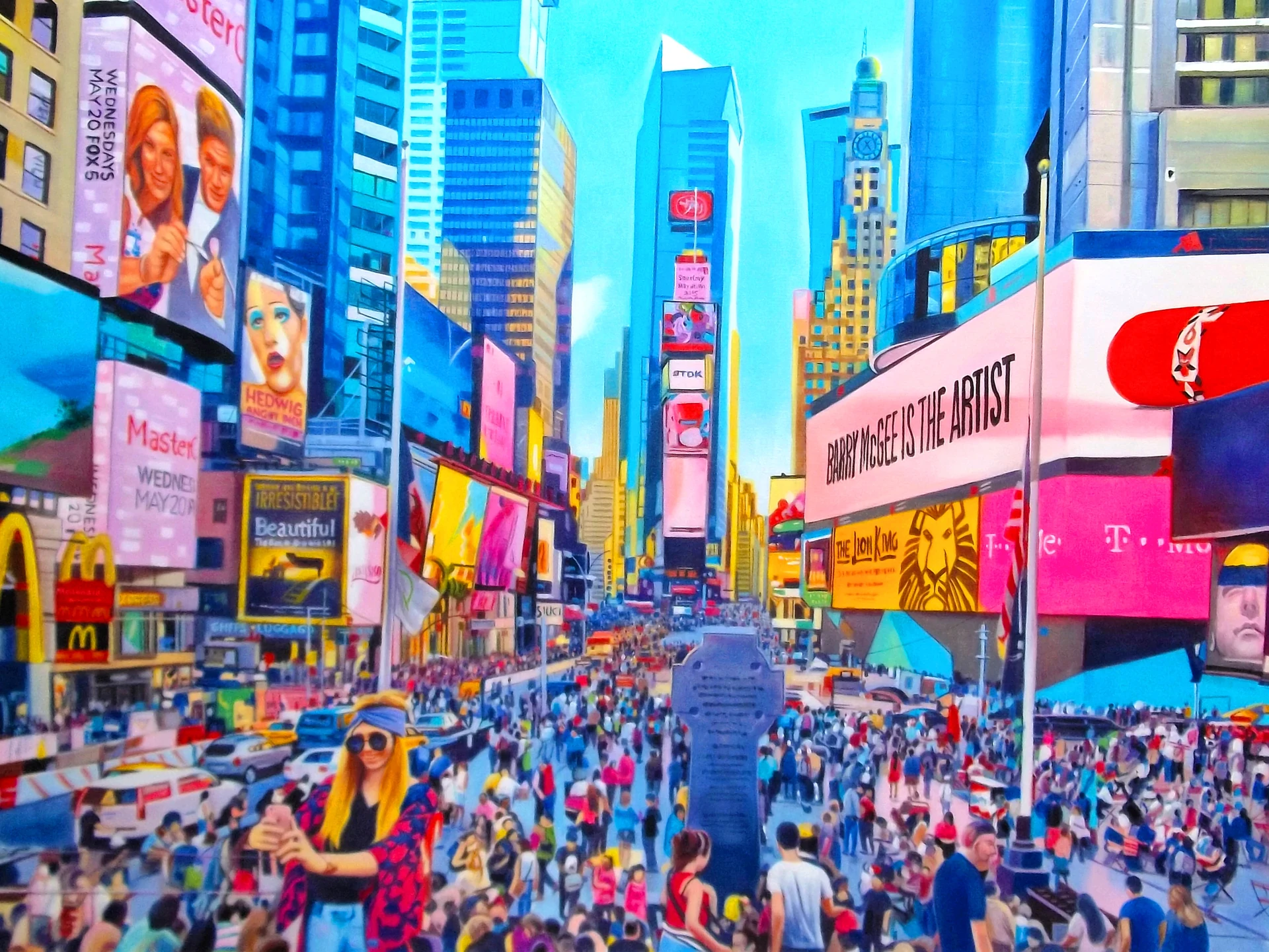 Times Square Selfie